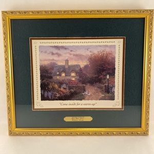 Thomas Kinkade Collectors Society Print Gold Frame